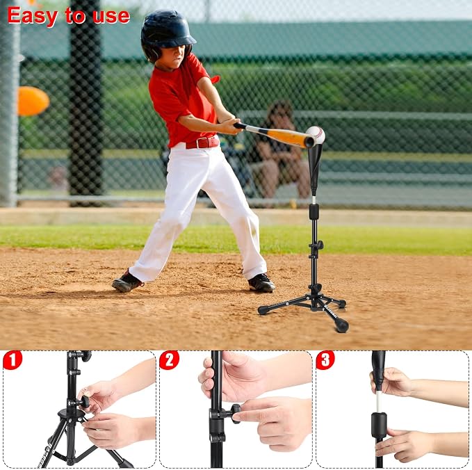 Baseball Tee for Kids, Batting Tee, Softball Tee, Youth Hitting Tee, Teeball Tee - Image 4