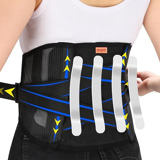 New Lower Back Brace for Men and Women, Lumbar Support by Unknown
