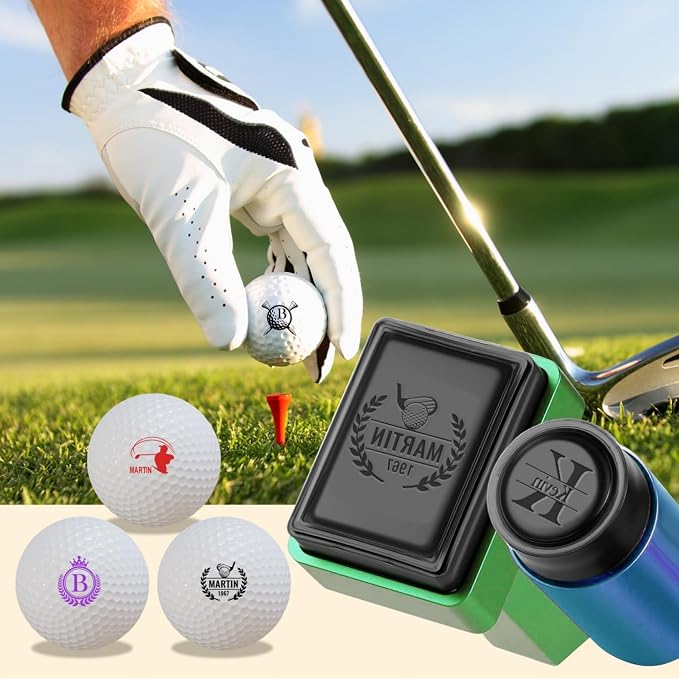 Personalized Golf Ball Stamp Golf Marker Custom Name Golf Ball Stamper - Image 3
