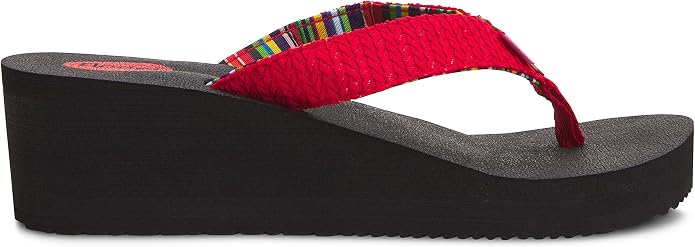 Floopi High Heel Wedge Sandals for Women-Comfort Yoga Mat Footbed for Support - Image 4