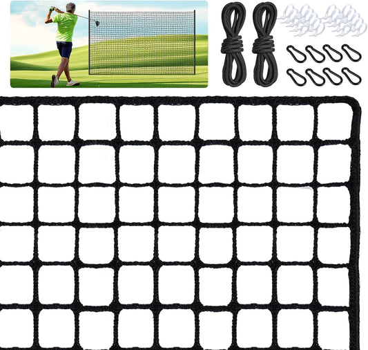 Golf Nets Practice，Sports Nets for Backyard Driving Real Golf Balls10ft to 60ft, Ball Stop Netting for Garage Swing Training, Indoor Outdoor Nylon Heavy Duty Soccer, Basketball, Pickleball Accessories