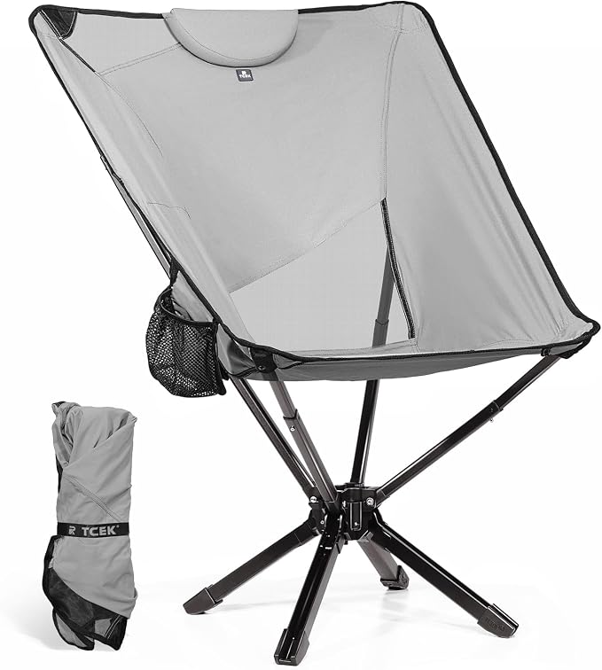 Portable High Back Camping Chair by TCEK