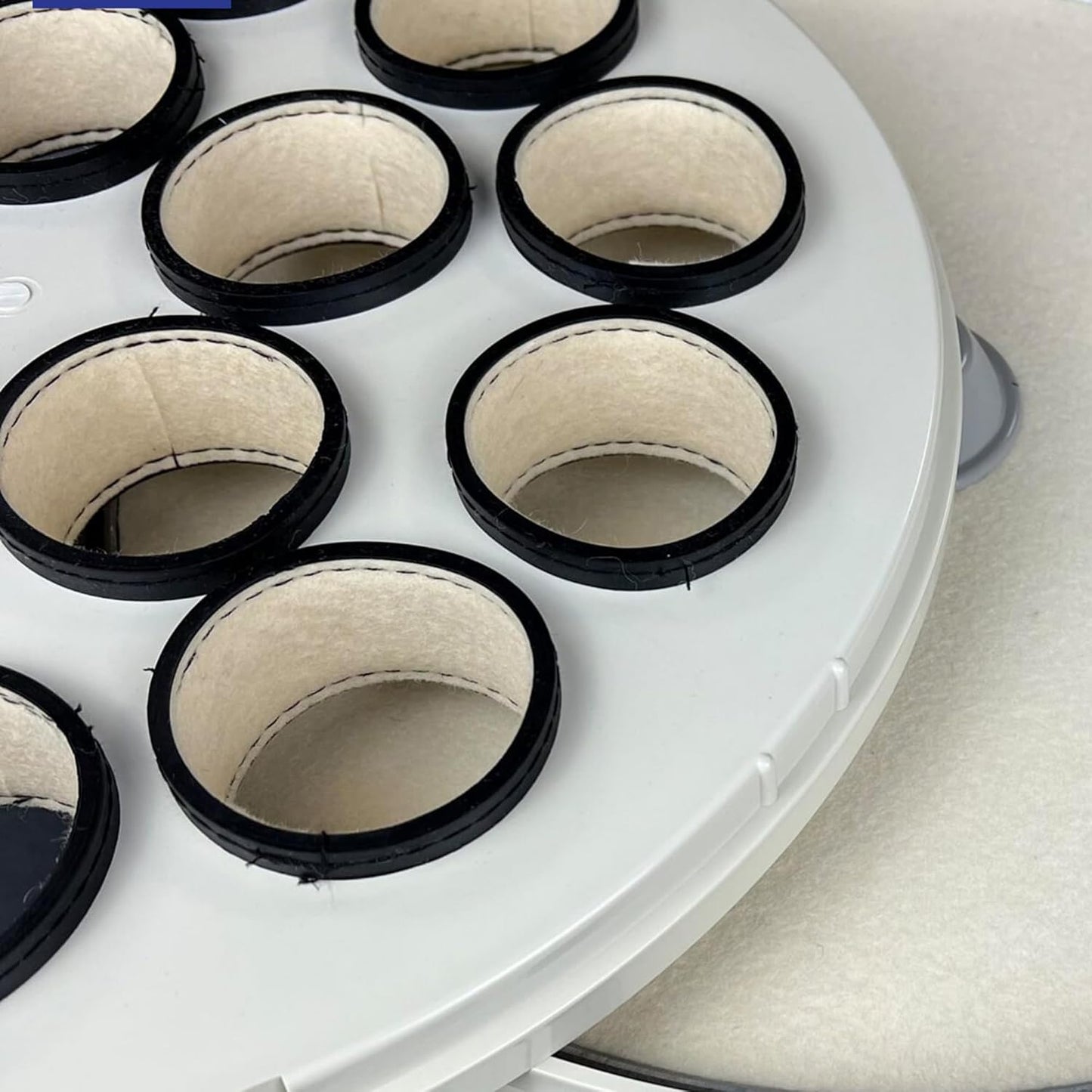 16 Laps Billiard Ball Cleaning Machine Wool Ring, Upgraded Pool Ball Cleaner Polisher with Circle Attachment Fit for Regal, Not Easy to Deform, Long Service Life, Accessories for Polishing Ball