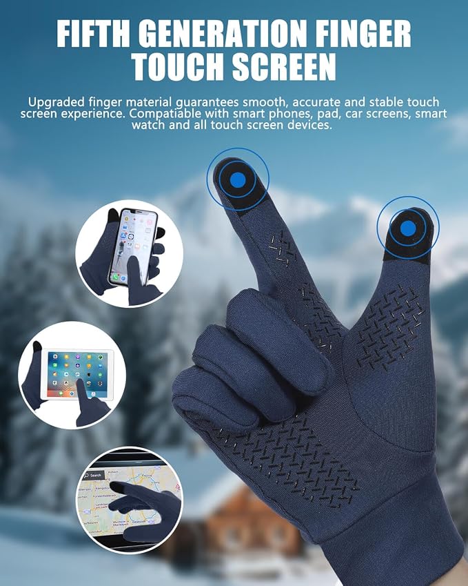 Aegend Lightweight Winter Gloves - Image 2
