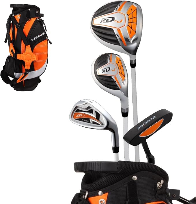 Precise XD-J Kids Golf Clubs Set – Boys’ & Girls’ Junior Golf Set by PreciseGolf