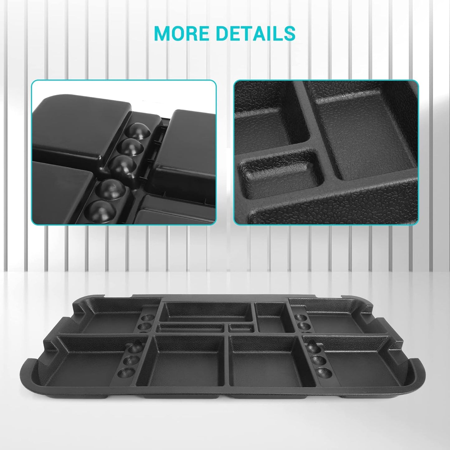 10L0L Golf Cart Under Seat Storage Tray Fits EZGO TXT, RXV, Club Car DS, Club Car Precedent, Yamaha G29, Electric Vehicle with Original Trojan Battery Underseat Organizer Container Holder Plate