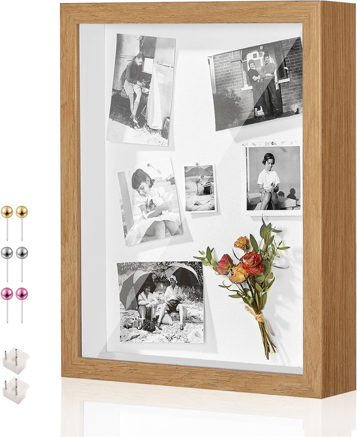 12x16 Shadow Box Display Case Picture Frame with Soft Linen Back, Large Deep Black Shadow Box 12x16 for Flowers Medal Display Case Jersey pet Graduation Memorabilia Baby Ltems Crafts Photos