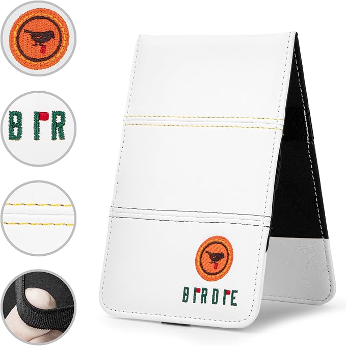 Golf Scorecard & Yardage Book Holder Cover Quality Leather Golf Scorecard - Image 2