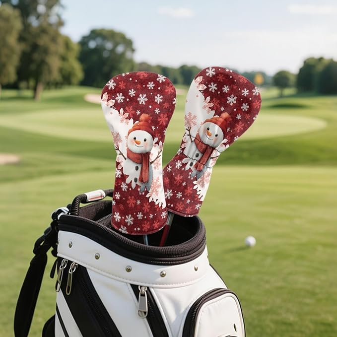 Golf Club Head Covers for Club Protective, Waterproof PU Leather Driver Fairway - Image 5