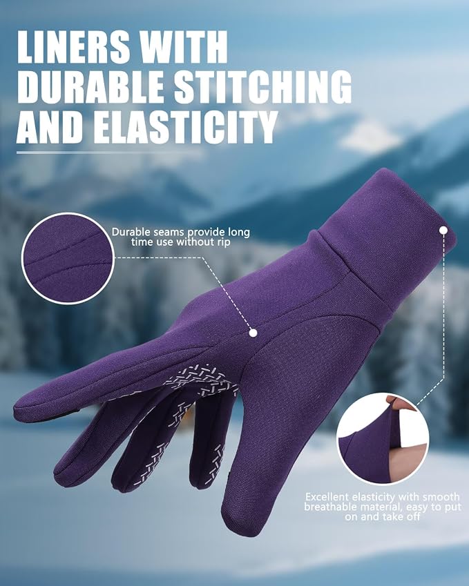 Aegend Lightweight Winter Gloves - Image 4