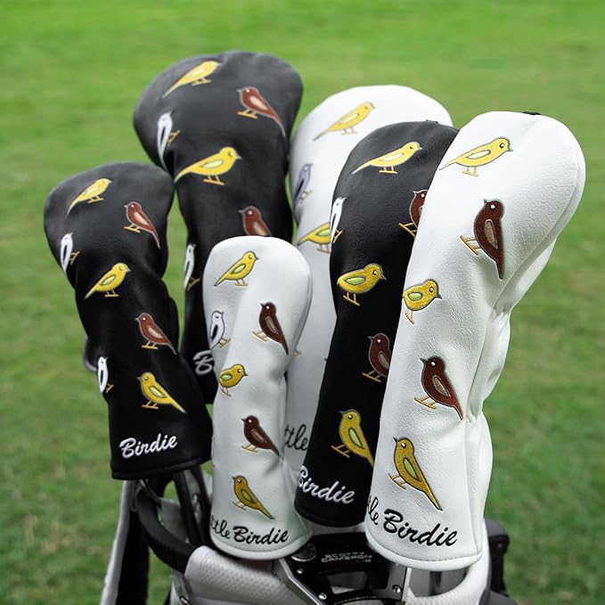 Golf Club Head Covers Birdie Driver Headcovers Fairway Wood Covers Hybrid Cover - Image 8