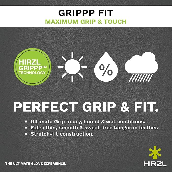 HIRZL GRIPPP FIT Golf Glove – All Weather Mens Golf Glove | Kangaroo Leather & - Image 6