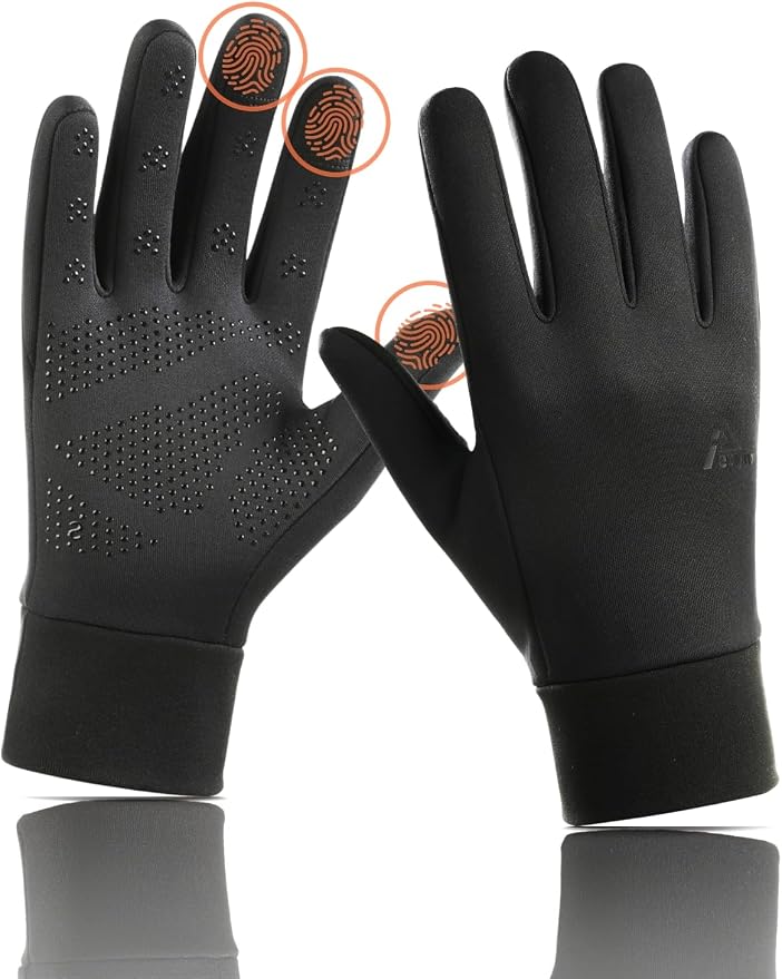 Lightweight Running Winter Gloves Touch Screen Gloves Liners by ExploretheCollection-