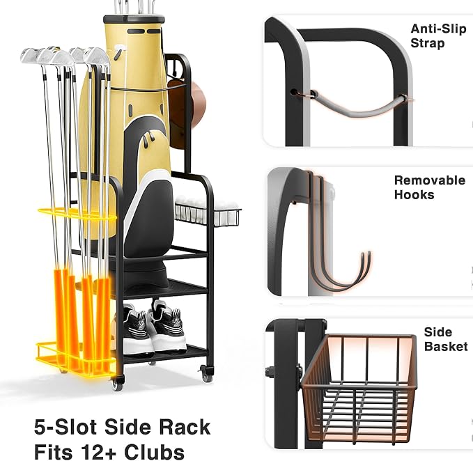 niffgaff Golf Bag Organizer Golfing Storage Stand - Image 3