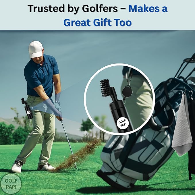 Golf Club Cleaner Brush Kit – Golf Club Cleaning Accessories Include Spray - Image 4