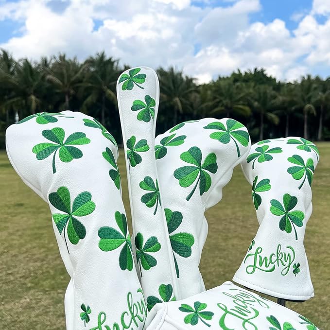 Golf Headcovers Live Lucky Golf Driver Covers Advanced Embroidery Fairway Wood - Image 3