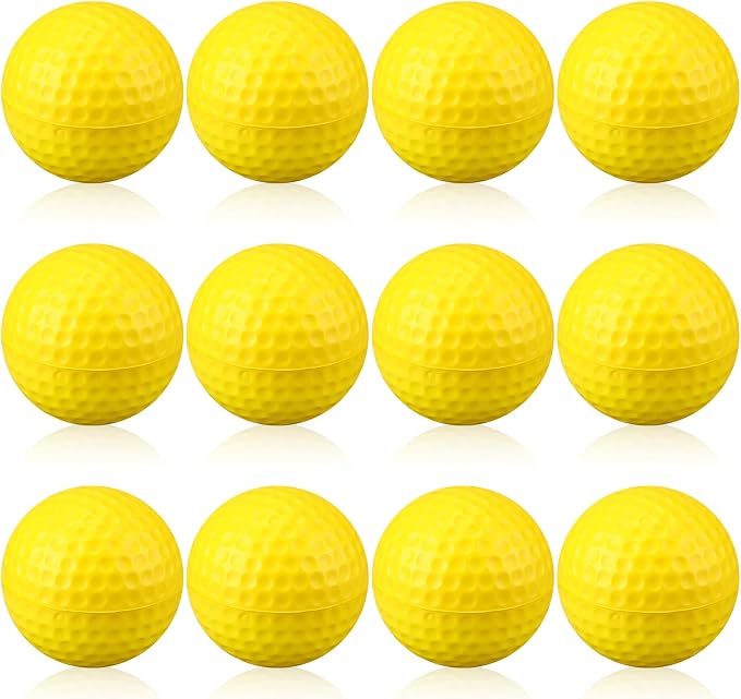 12 Pcs Foam Golf Practice Balls Soft Foam Balls by Unknown
