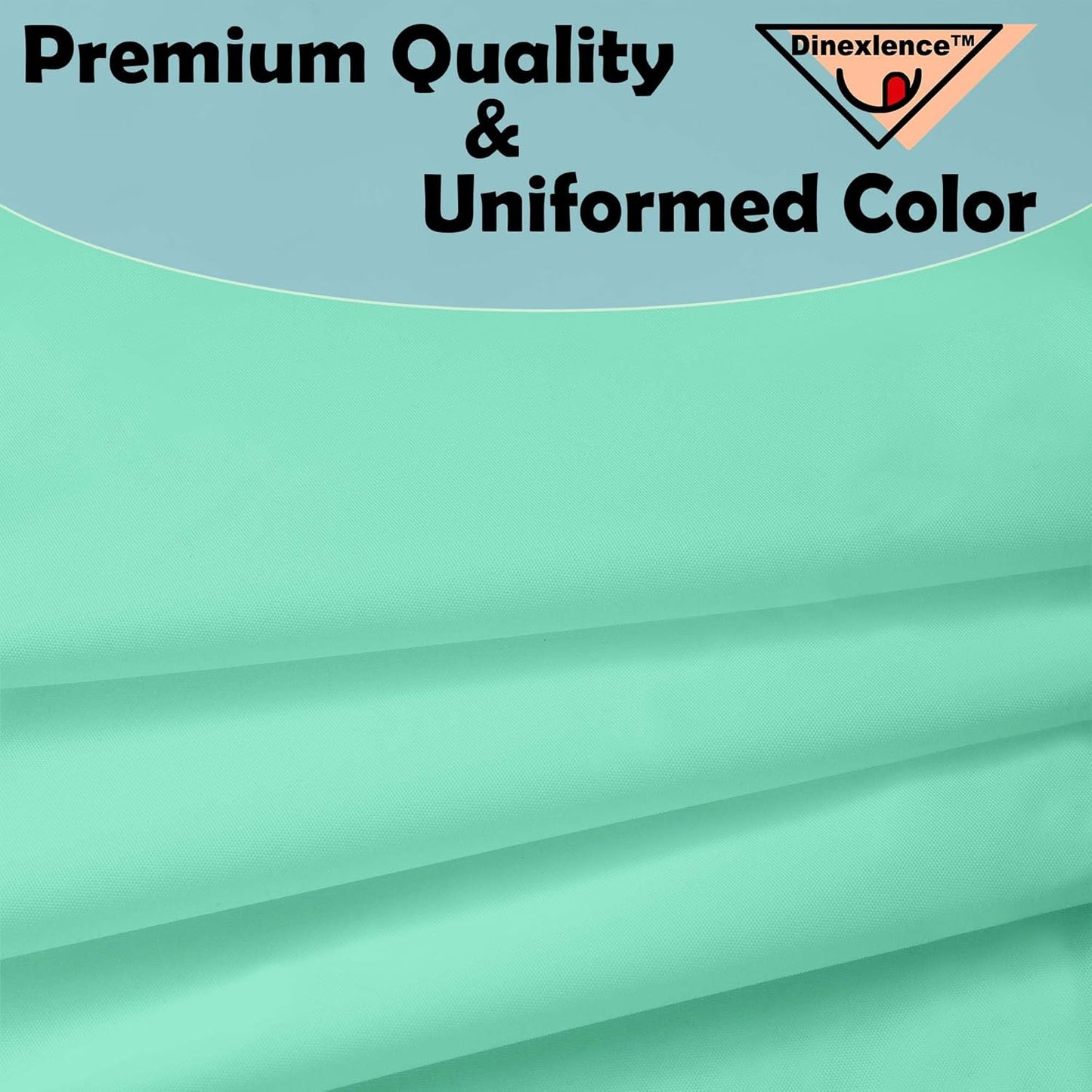 2 Pack Fresh Mint Premium Plastic Tablecloth Round 84 Inches Reusable Mint Green Decorative Table Cover for Dining, Wedding, Party, Indoor and Outdoor use