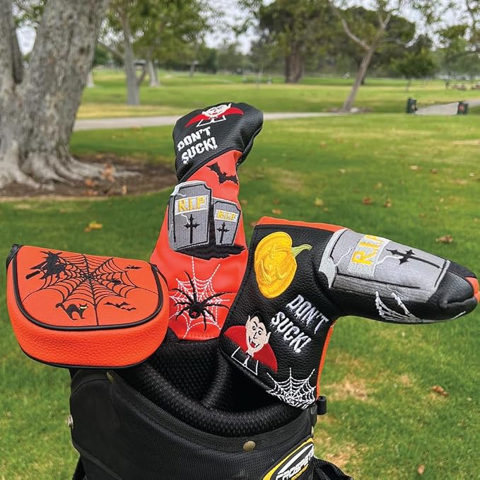 Giggle Golf Utility/Hybrid Head Cover, Colorful Club Covers - Image 5