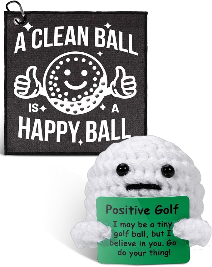 AICase Golf Gifts Funny Positive Golf Ball Crochet Gag Gift Ideas by AICase
