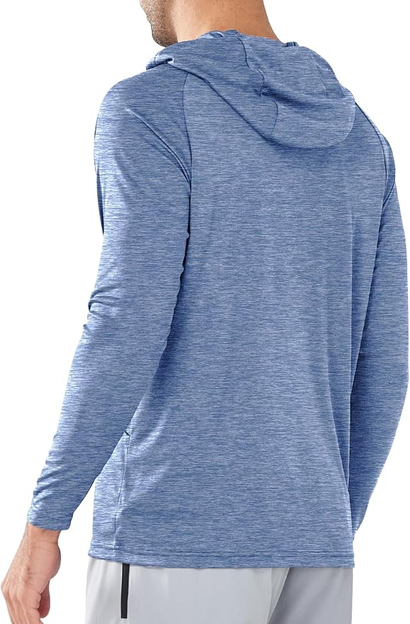 NORTHYARD Men's UPF 50+ Hoodie Shirts Long Sleeve Sun Protection Fishing Swim - Image 3