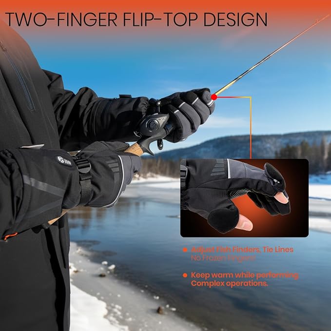 Heated Gloves for Men Women, 7.4V Battery Rechargeable - Image 2