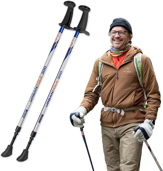 Urban Poling Series 300 Urban Poles – 1 Pair – Fitness Edition- Patented by UrbanPoling