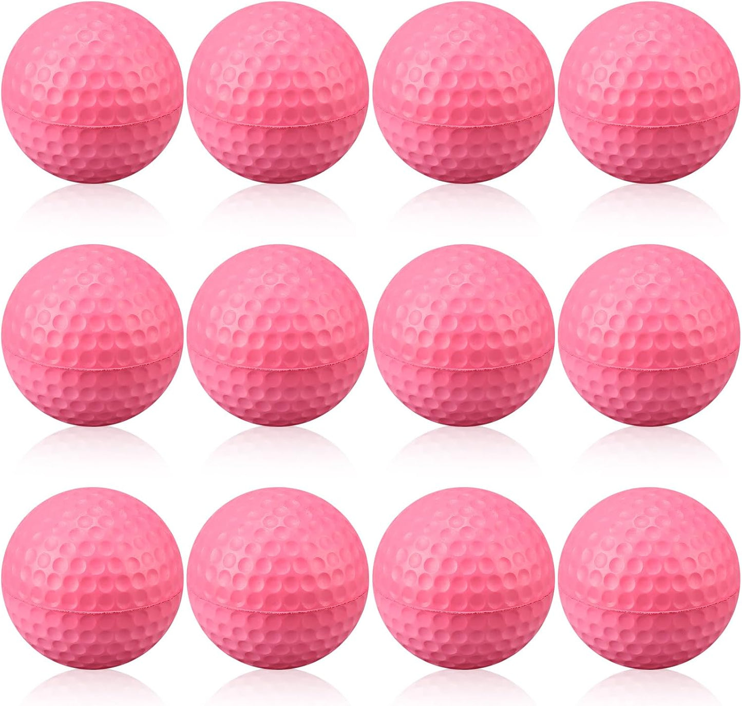 12 Pcs Foam Golf Practice Balls Soft Foam Balls for Golf Practice Realistic Feel and Flight Sport Training