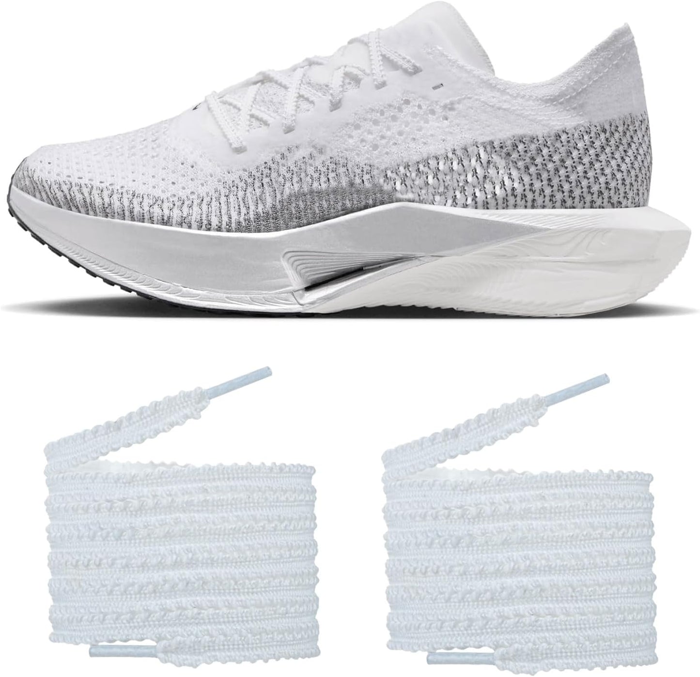 2 Pairs Shoelaces for Nike AlphaFly 3 Shoes, Athletic Replacement Shoe Strings for Trainers Running Sneaker