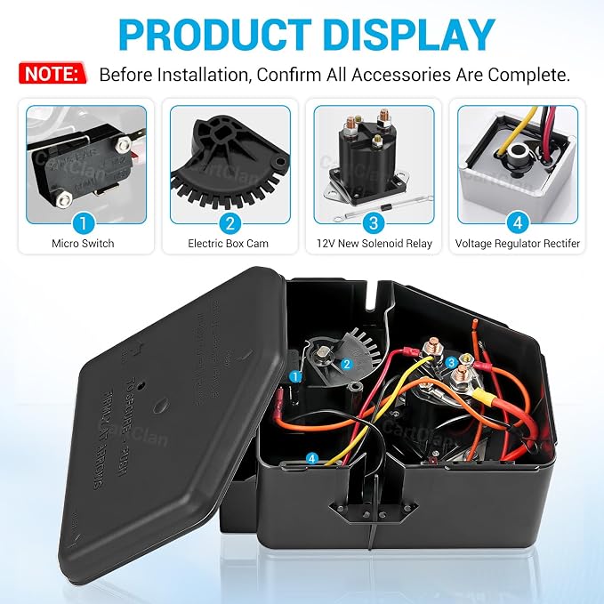 Club Car Electrical Component Box Asm/Electrical Box Cover Suitable - Image 3