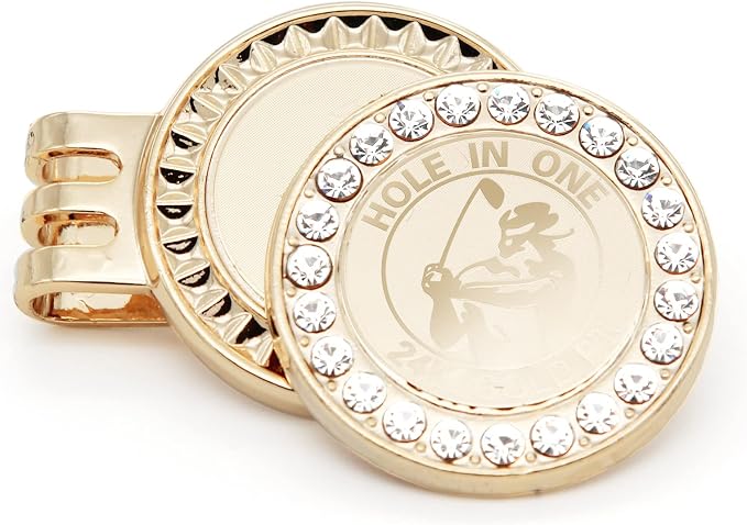 24K Gold Plated Golf Ball Marker by VERTINI