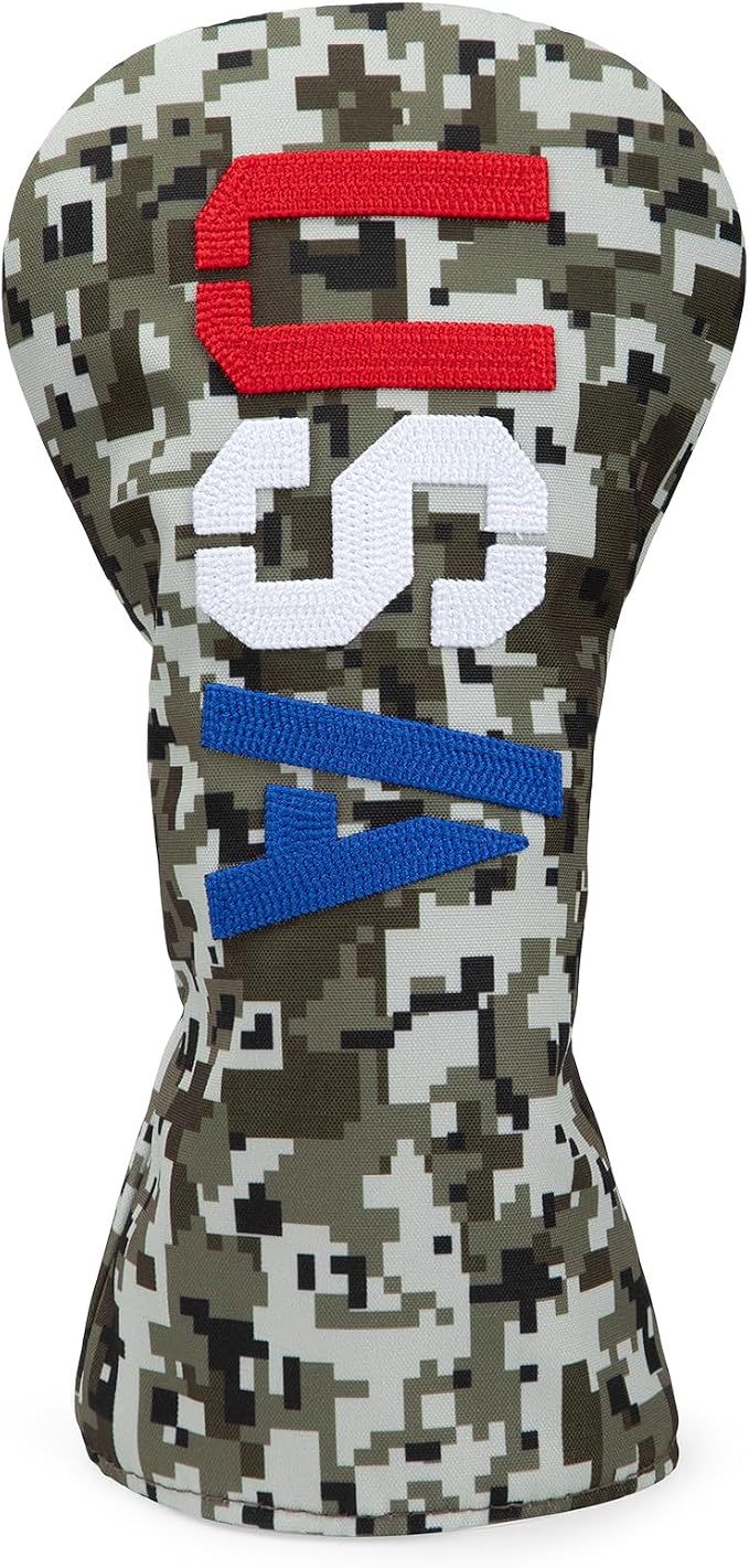 Golf Club Head Covers, Camouflage USA Design Golf Driver Covers, Fairway Wood by AirclubGolf
