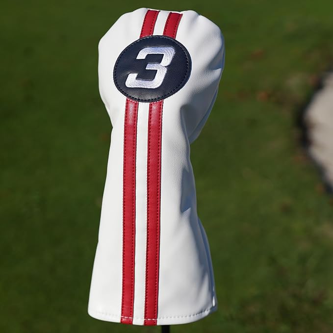 Single Headcover, Easy Slip-On Easy-Off Golf Club Head Cover, Fleece Lined - Image 3