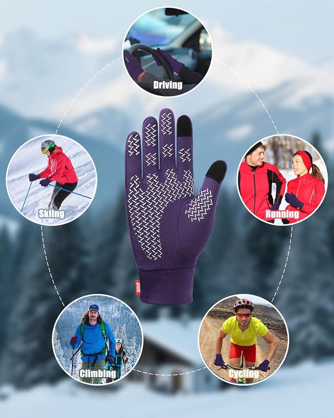 Aegend Lightweight Winter Gloves - Image 5