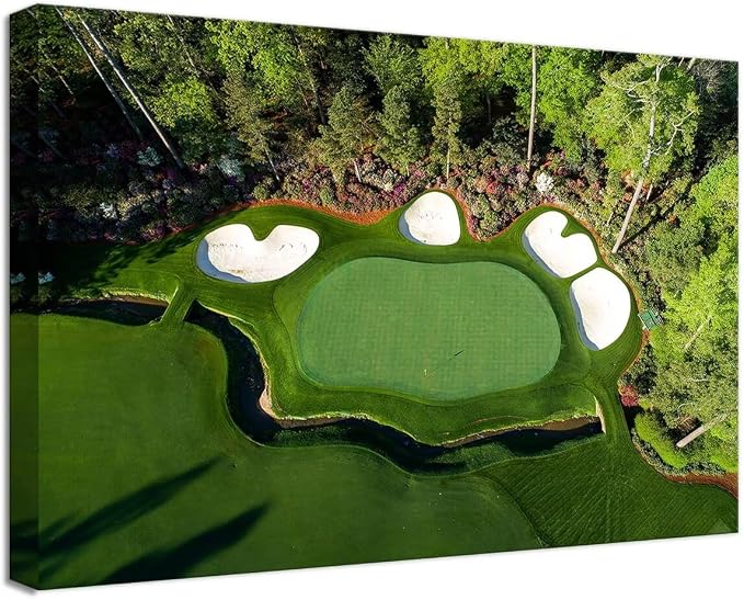 chenchenArt Augusta Golf Course Wall Art by chenchenArt