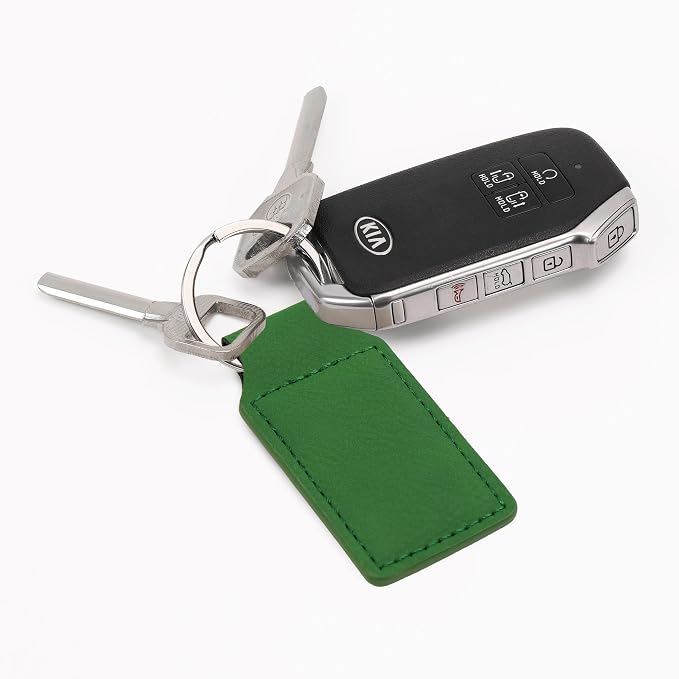 LaserGram Rectangle Keychain, Golfer Golfing, Personalized Engraving Included - Image 2