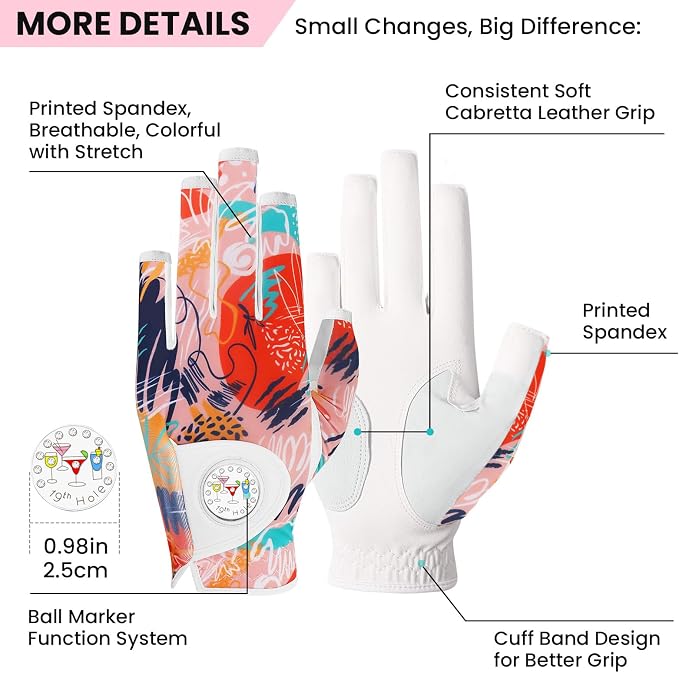 FINGER TEN Stylish Golf Gloves Women - Image 2