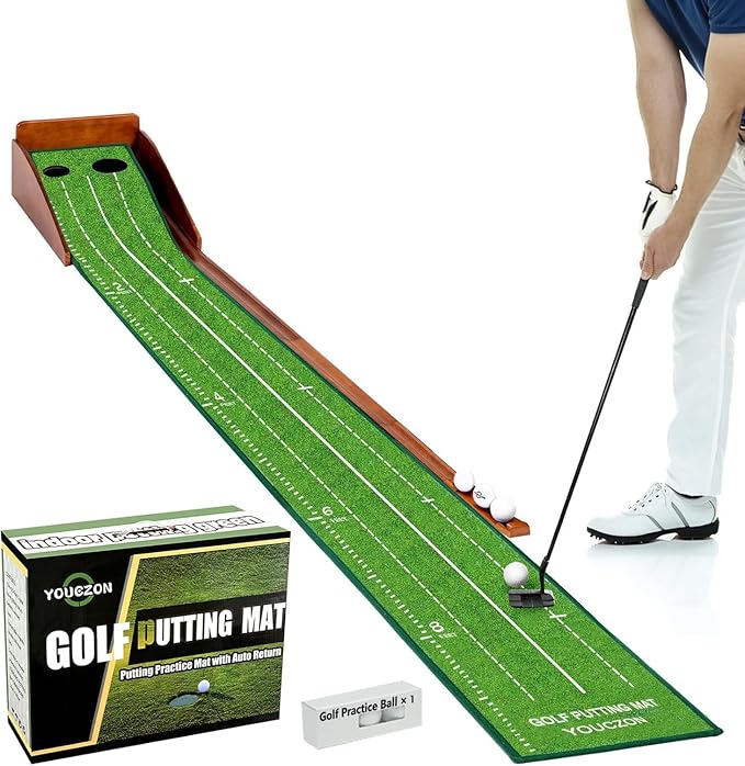 Putting Green Indoor, Golf Putting Mat by YOUCZON