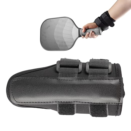 Pickleball & Golf Wrist Brace, Dual Sport Swing Alignment Trainer Neoprene by Seabbo