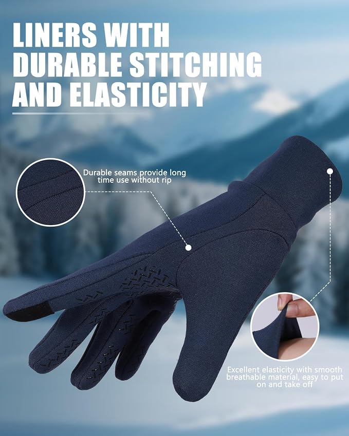 Aegend Lightweight Winter Gloves - Image 4