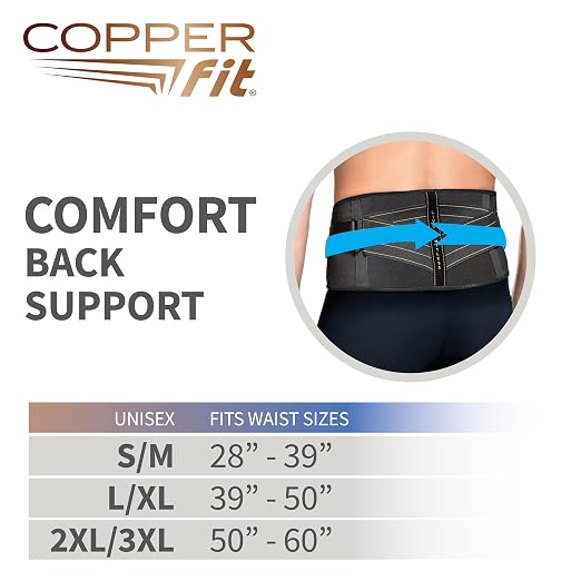 Copper Fit Advanced Back Pro Back Support, Small/Medium - Image 3