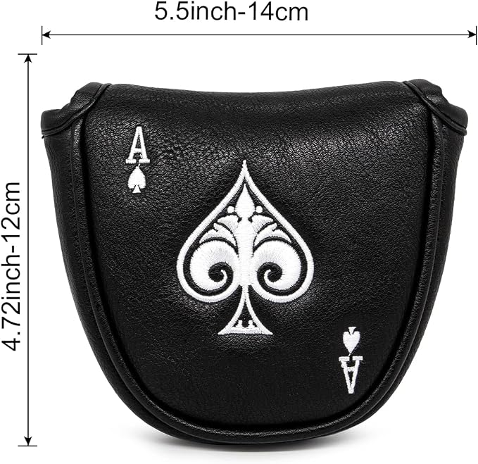 Barudan Golf Putter Cover Headcover Mallet Putter Head Cover Magnetic Club - Image 3
