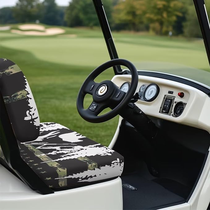 Golf Cart Seat Covers, Universal Fit & Nonskid Bottom Fits - Image 5