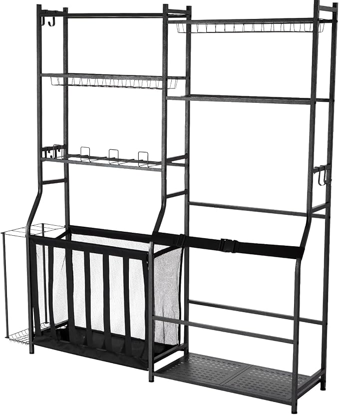 VEVOR Golf Bag Organizer, Golf Bag Storage Rack Stand Holder, Sports Equipment - Image 9