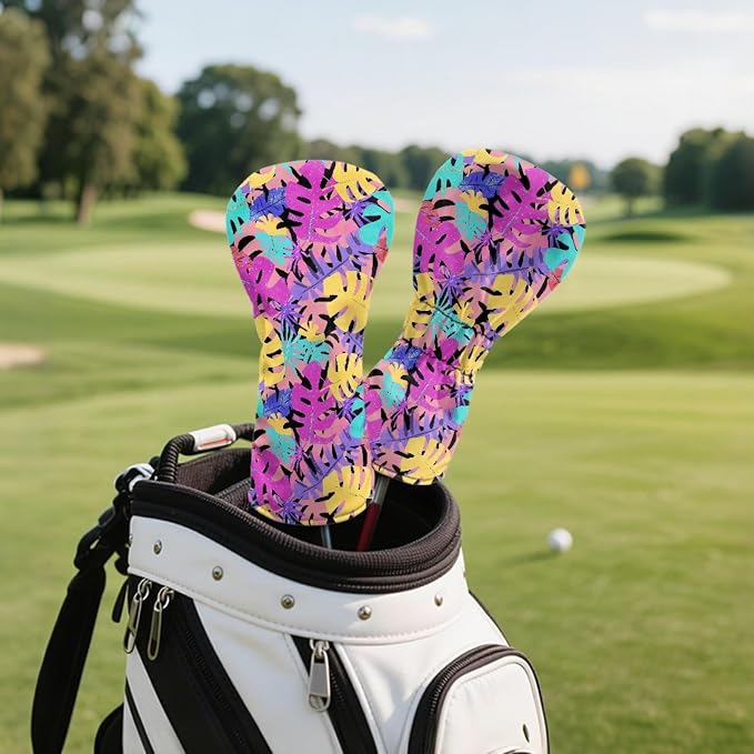 Golf Club Head Covers for Club Protective, Waterproof PU Leather Driver Fairway - Image 5