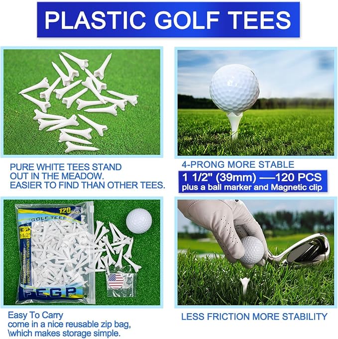 1 1/2'' Plastic Golf Tees – Short Tees - Image 5