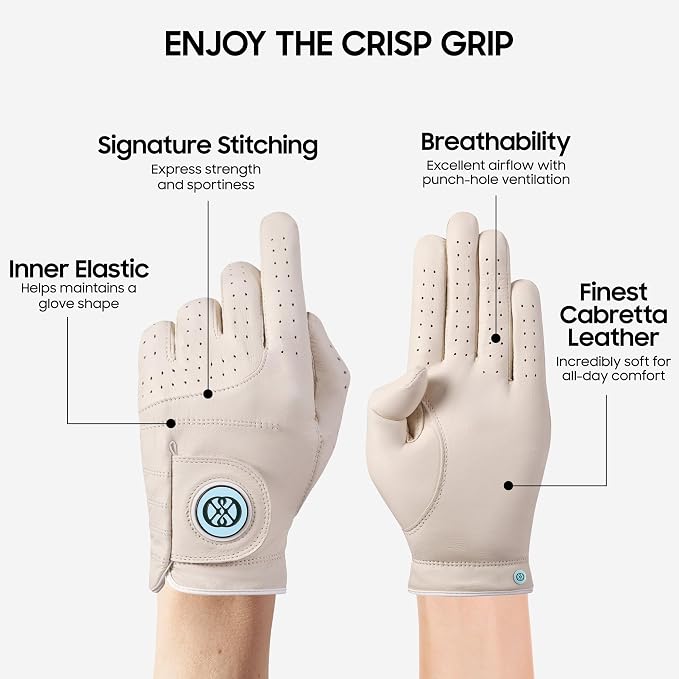 CLAPLEY Men’s Golf Glove – Premium Cabretta Leather - Image 2