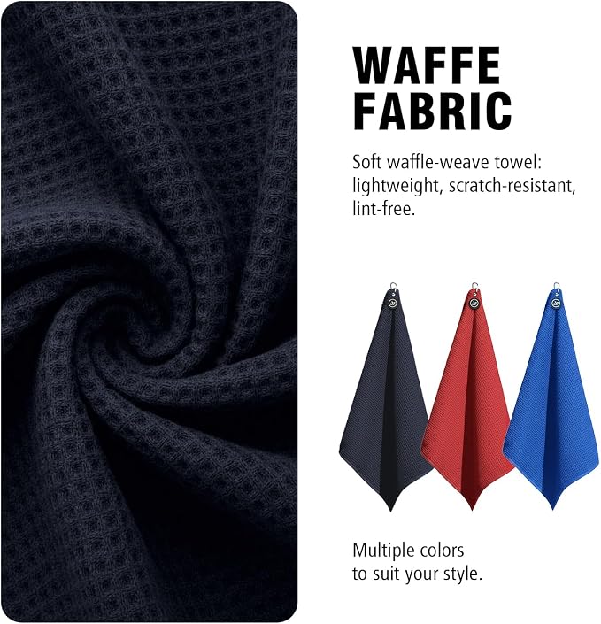 Dragon tiger Magnetic Golf Towel – 23.6"x15.7" Microfiber Waffle Weave - Image 6