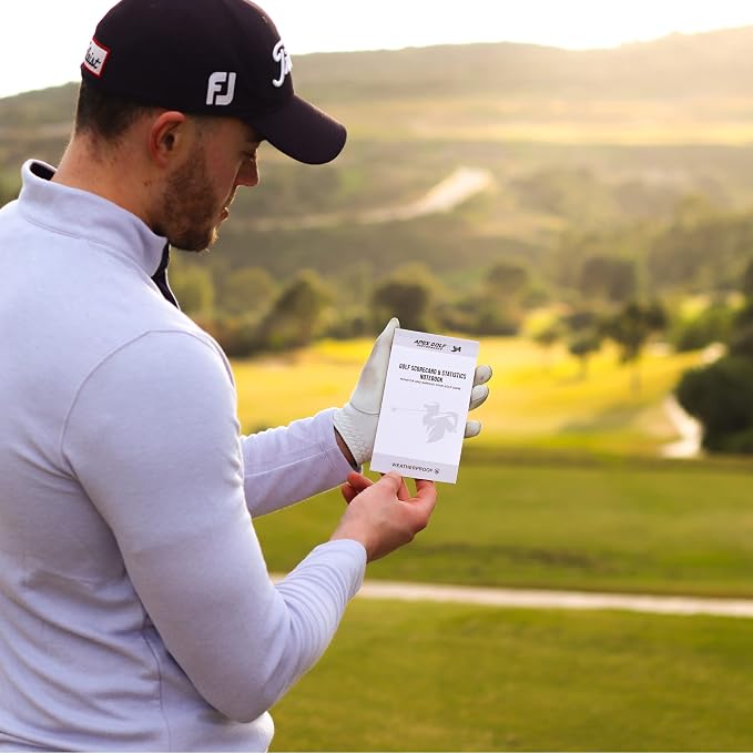 PU Leather Golf scorecard Holder & 2 Weatherproof Golf Notebook - Image 6