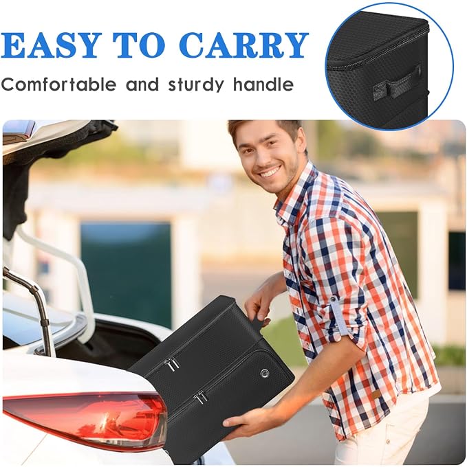 Golf Trunk Organizer for Car, Foldable Golf Storage Box - Image 4
